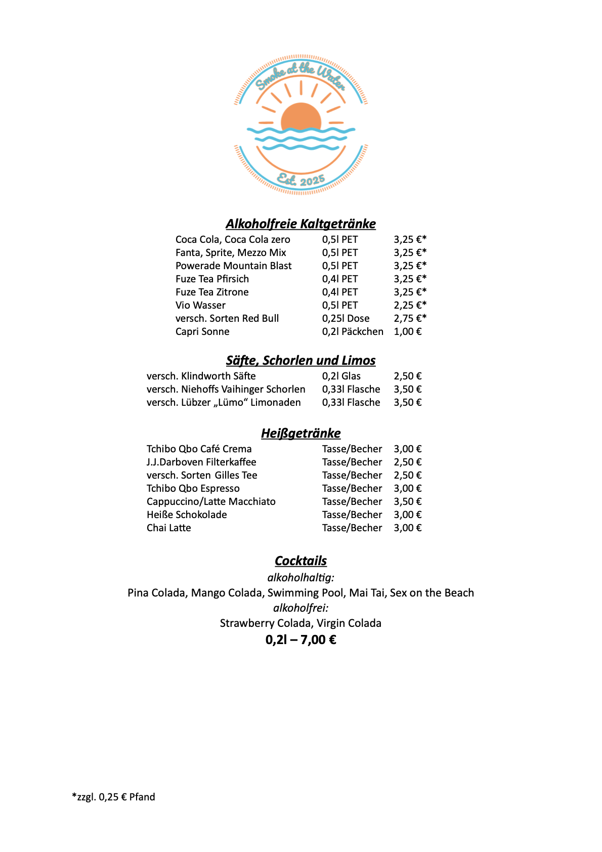 Schaukasten 1 – Alle Preise im Überblick